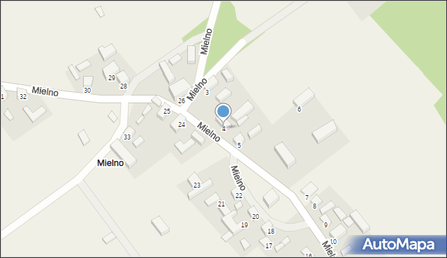 Mielno, Mielno, 4, mapa Mielno