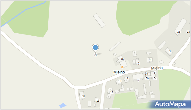 Mielno, Mielno, 11, mapa Mielno