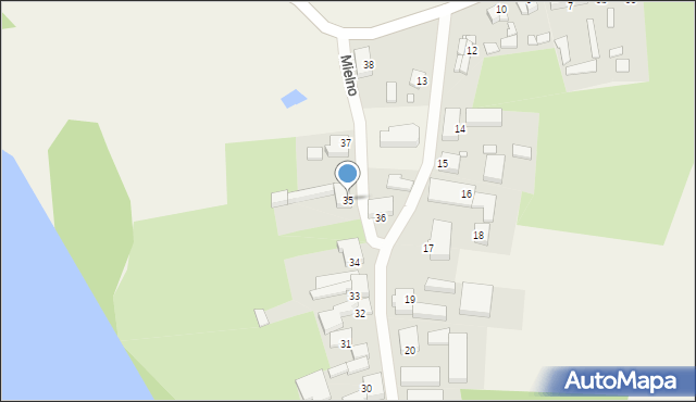 Mielno, Mielno, 35, mapa Mielno
