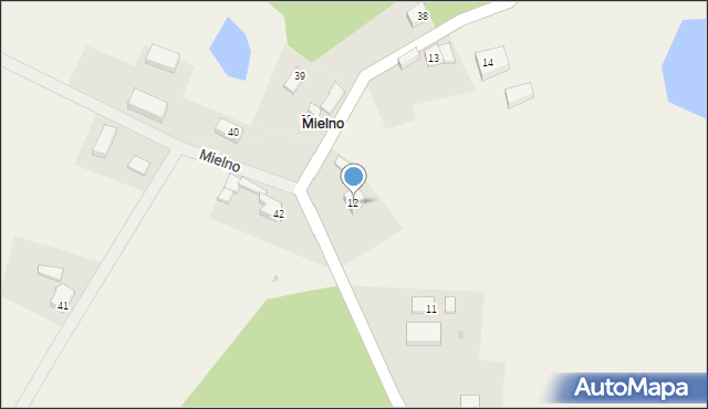 Mielno, Mielno, 12, mapa Mielno