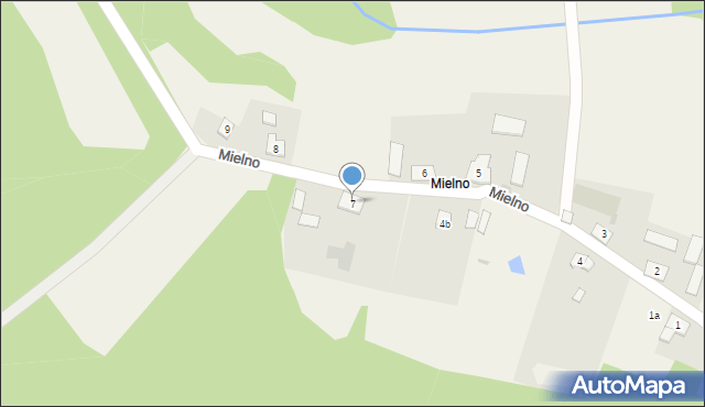 Mielno, Mielno, 7, mapa Mielno