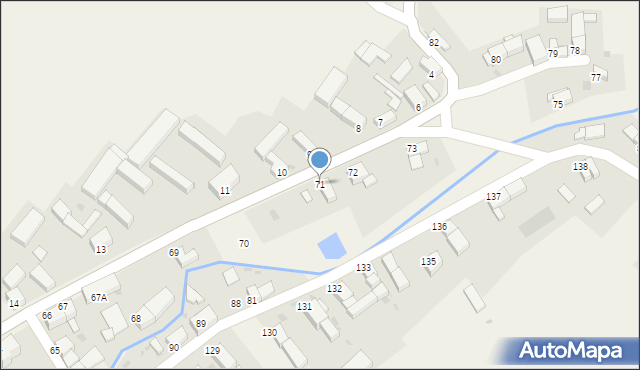 Mierczyce, Mierczyce, 71, mapa Mierczyce