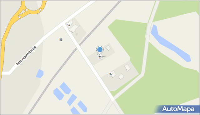 Mierki, Mierki, 53, mapa Mierki