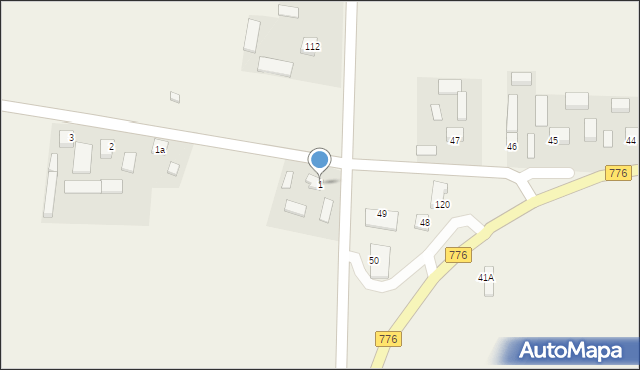 Miernów, Miernów, 1, mapa Miernów