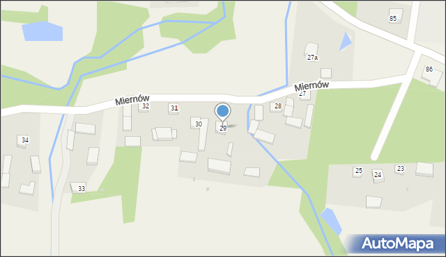 Miernów, Miernów, 29, mapa Miernów