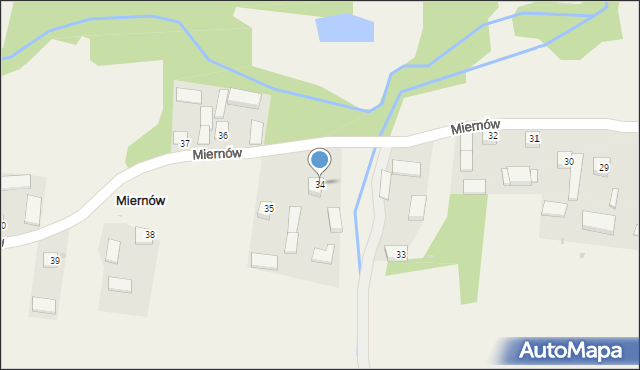 Miernów, Miernów, 34, mapa Miernów