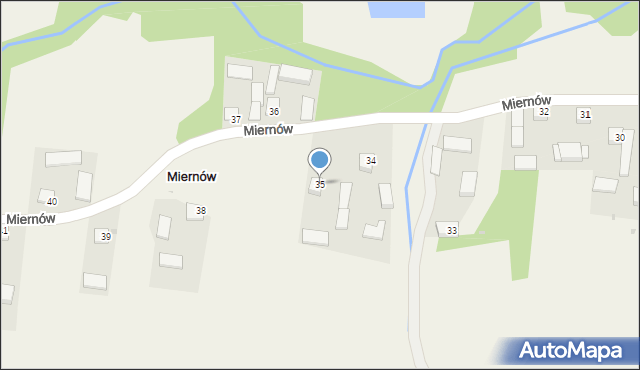 Miernów, Miernów, 35, mapa Miernów