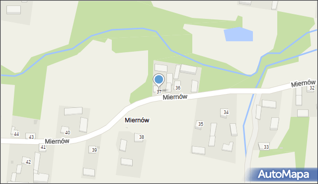 Miernów, Miernów, 37, mapa Miernów