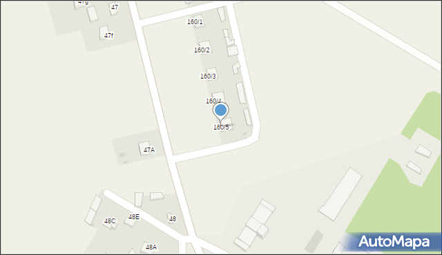 Mieronice, Mieronice, 160/5, mapa Mieronice