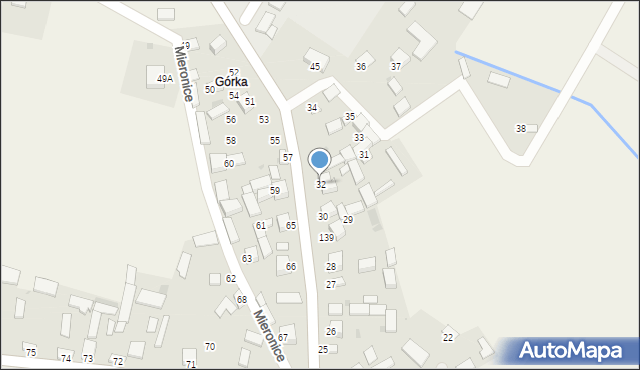Mieronice, Mieronice, 32, mapa Mieronice