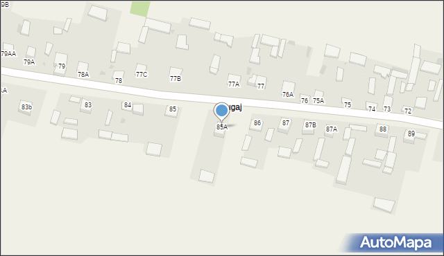 Mieronice, Mieronice, 85A, mapa Mieronice