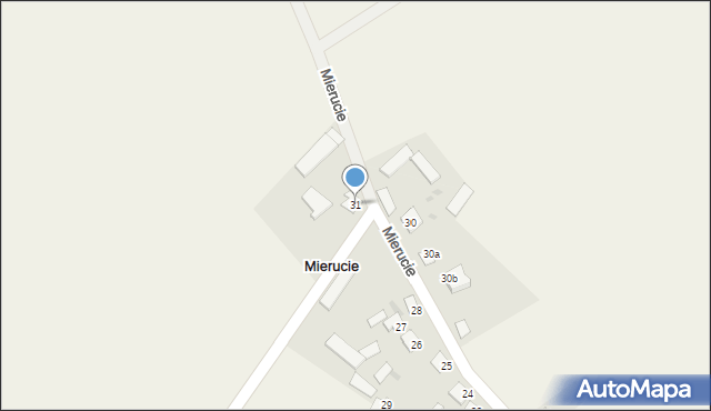 Mierucie, Mierucie, 31, mapa Mierucie