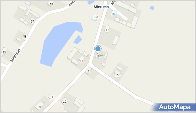 Mierucin, Mierucin, 16, mapa Mierucin