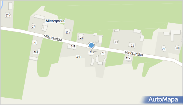 Mierżączka, Mierżączka, 24a, mapa Mierżączka