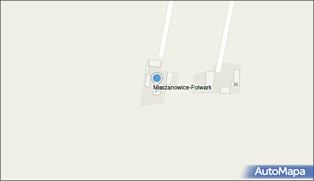 Mierzanowice, Mierzanowice, 37, mapa Mierzanowice