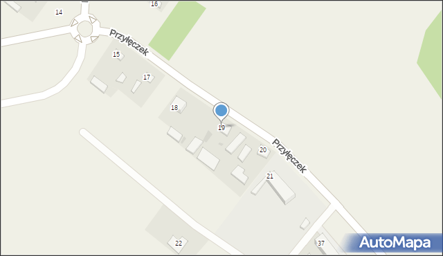 Mierzawa, Mierzawa, 19, mapa Mierzawa