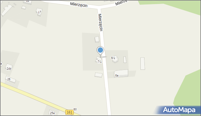 Mierzęcin, Mierzęcin, 7/2, mapa Mierzęcin