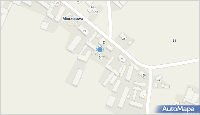 Mierzejewo, Mierzejewo, 24, mapa Mierzejewo