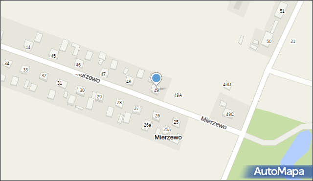 Mierzewo, Mierzewo, 49, mapa Mierzewo