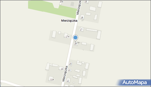 Mierziączka, Mierziączka, 16, mapa Mierziączka