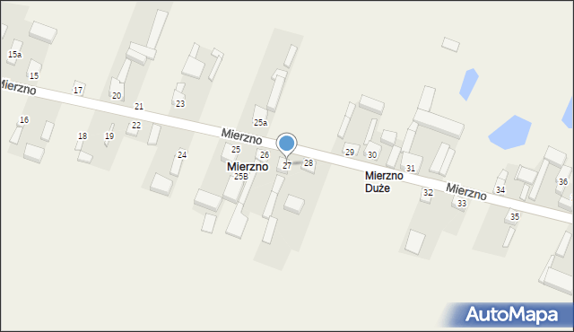 Mierzno, Mierzno, 27, mapa Mierzno