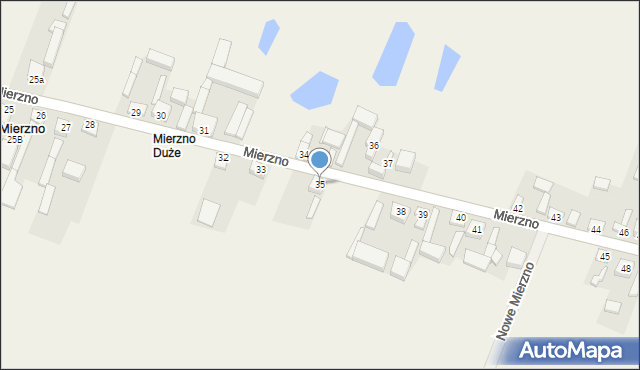 Mierzno, Mierzno, 35, mapa Mierzno