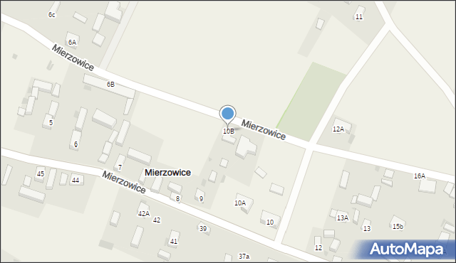 Mierzowice, Mierzowice, 10B, mapa Mierzowice