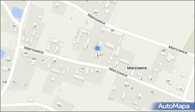 Mierzowice, Mierzowice, 6, mapa Mierzowice