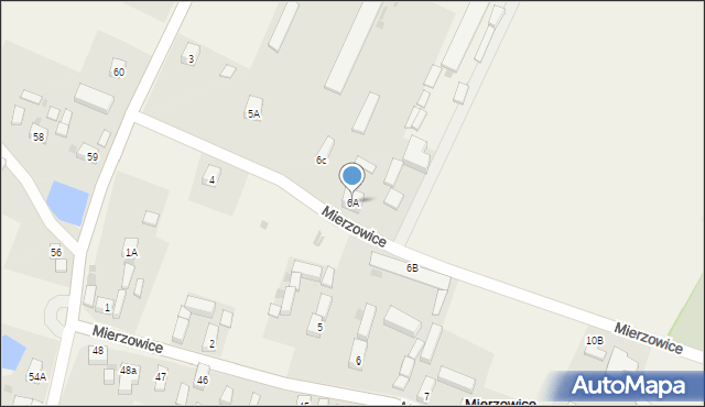 Mierzowice, Mierzowice, 6A, mapa Mierzowice