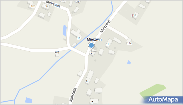 Mierzwin, Mierzwin, 9, mapa Mierzwin