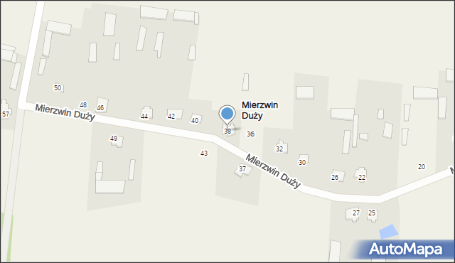 Mierzwin Duży, Mierzwin Duży, 38, mapa Mierzwin Duży