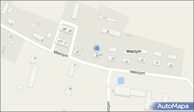 Mierzym, Mierzym, 19, mapa Mierzym