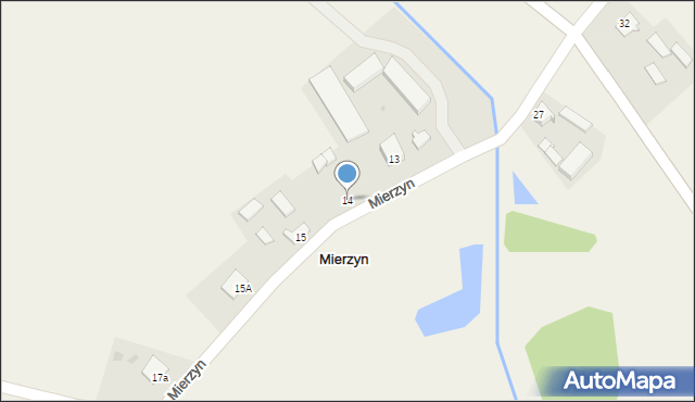 Mierzyn, Mierzyn, 14, mapa Mierzyn