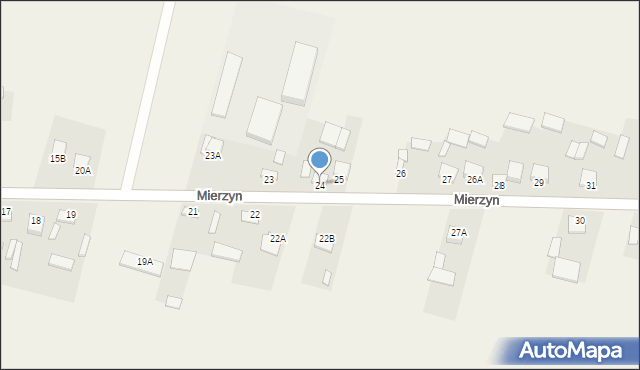 Mierzyn, Mierzyn, 24, mapa Mierzyn