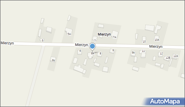 Mierzyn, Mierzyn, 6A, mapa Mierzyn