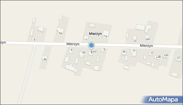 Mierzyn, Mierzyn, 8, mapa Mierzyn