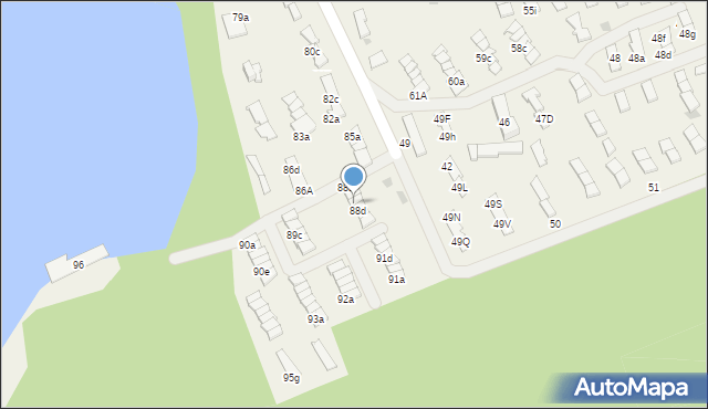 Mierzyn, Mierzyn, 88c, mapa Mierzyn