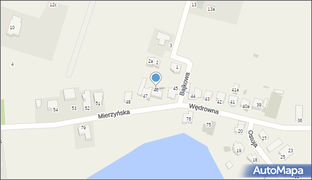 Mierzyn, Mierzyńska, 46, mapa Mierzyn