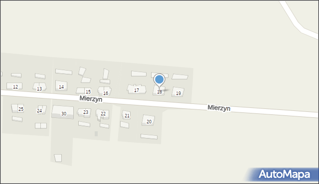 Mierzyn, Mierzyn, 18, mapa Mierzyn