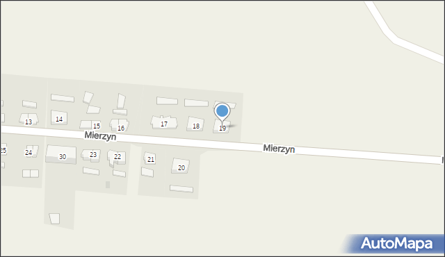 Mierzyn, Mierzyn, 19, mapa Mierzyn