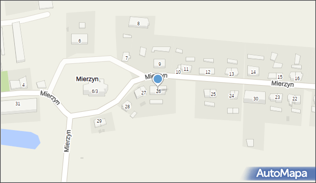 Mierzyn, Mierzyn, 26, mapa Mierzyn