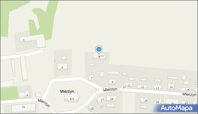 Mierzyn, Mierzyn, 8, mapa Mierzyn