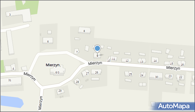 Mierzyn, Mierzyn, 9, mapa Mierzyn