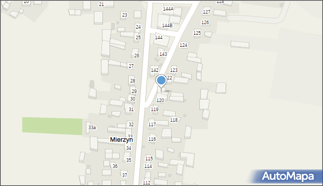 Mierzyn, Mierzyn, 121, mapa Mierzyn