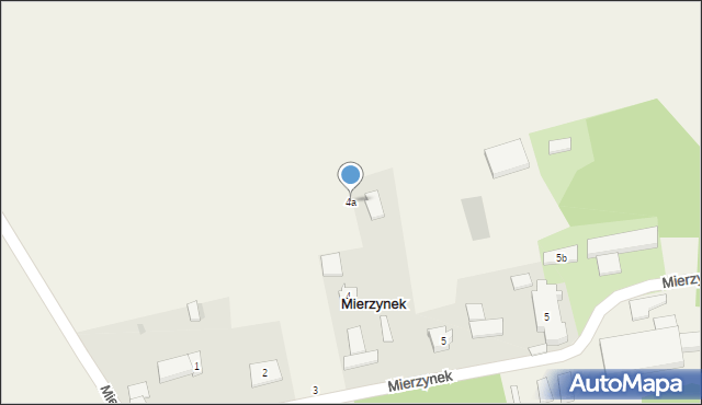 Mierzynek, Mierzynek, 4a, mapa Mierzynek