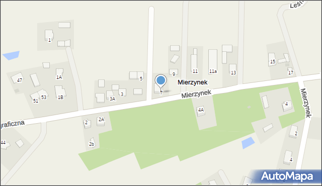 Mierzynek, Mierzynek, 7, mapa Mierzynek