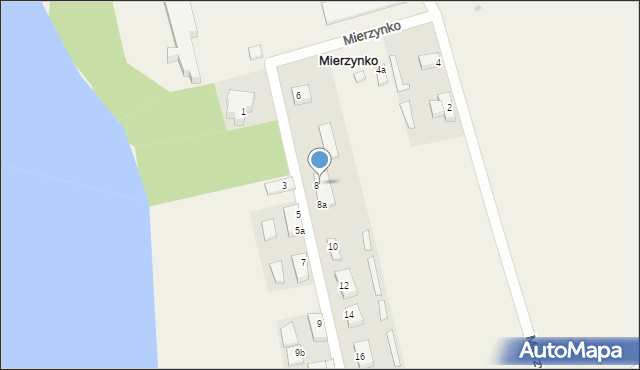 Mierzynko, Mierzynko, 8b, mapa Mierzynko