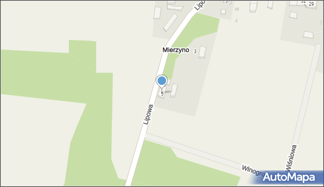 Mierzyno, Mierzyno, 23, mapa Mierzyno