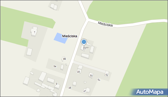 Mieściska, Mieściska, 23, mapa Mieściska