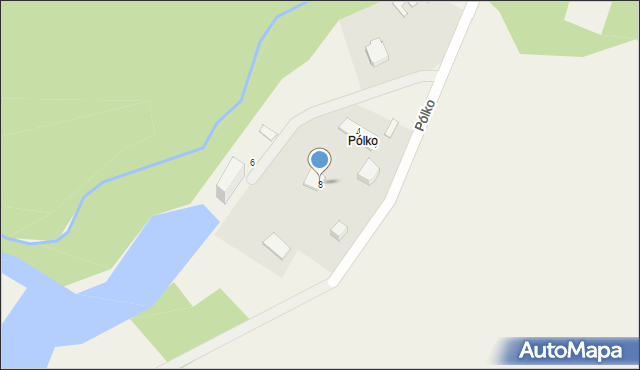 Miesiączkowo, Miesiączkowo, 8, mapa Miesiączkowo